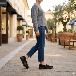Zapato Flexi Para Mujer Casual Piso Slip On 08581