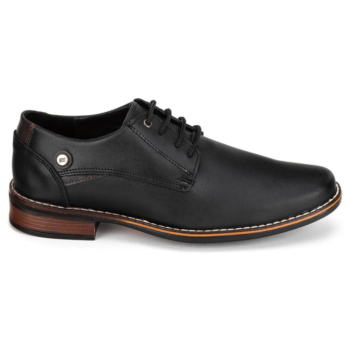 Zapato Formal Casual Para Hombre Epidemia Camel/Negro 02394-95