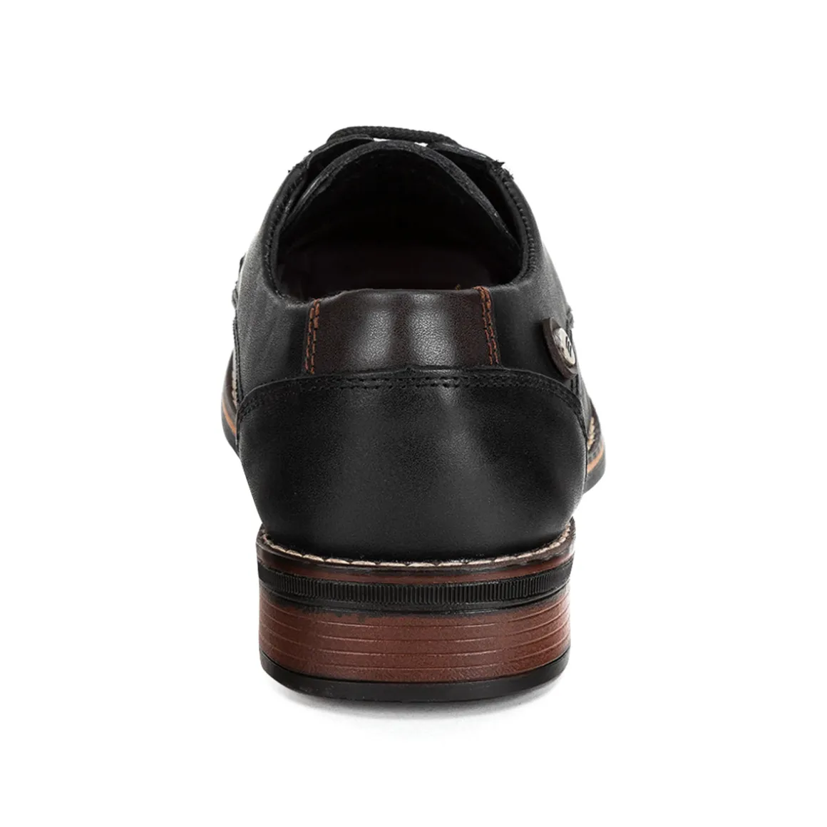 Zapato Formal Casual Para Hombre Epidemia Camel/Negro 02394-95