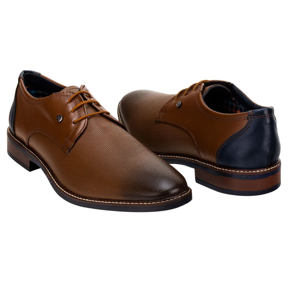 Zapato Lugo Conti Para Hombre Derby Vestir 02363/64