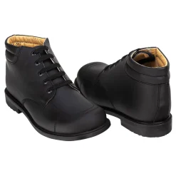 Zapato Ortopédico Negro Escolar Niño Ortoalisa 00239
