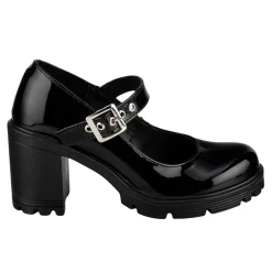 Zapato Tacón Hebilla Para Mujer Green Love 06760